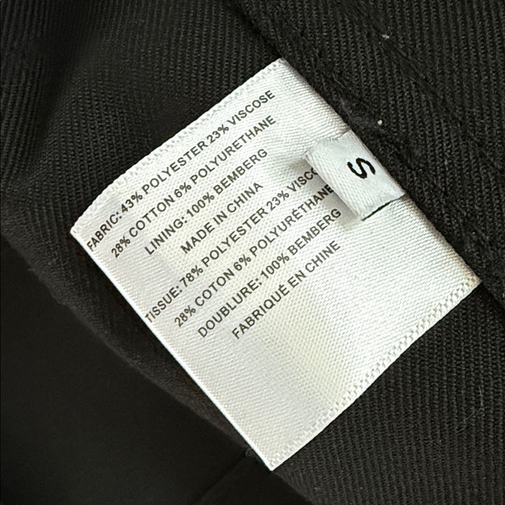 Proenza Schouler Black and Ecru Windowpane Utility Jacket Sz S - Picture 9 of 9